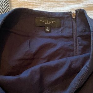 Talbots linen midi skirt